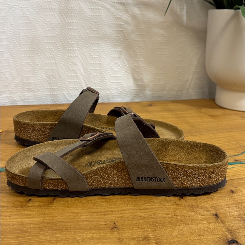 Birkenstock Mayari Brown Sandals Shoes Women’s size 36/5 - Picture 6 of 8